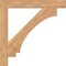 Ekena Millwork Imperial Block Smooth Bracket, Western Red Cedar, 5 1/2"W x 48"D x 48"H BKT06X48X48IMP05SWR - alternate 2